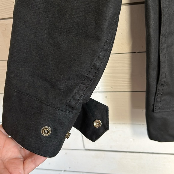 SOLD on EBay-Filson Shelter Cloth Woodland Jacket Black Plaid Lining Made in USA - Picture 5 of 11